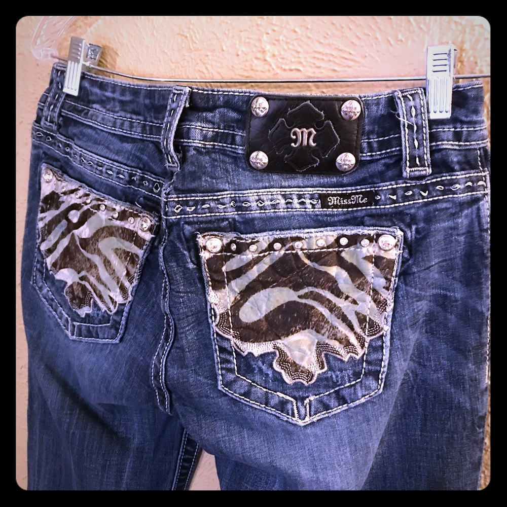 (Animal print) Miss Me Jeans